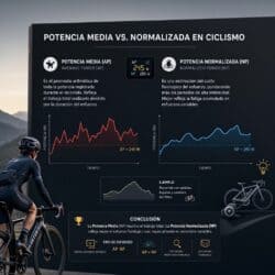 potencia media vs potencia normalizada