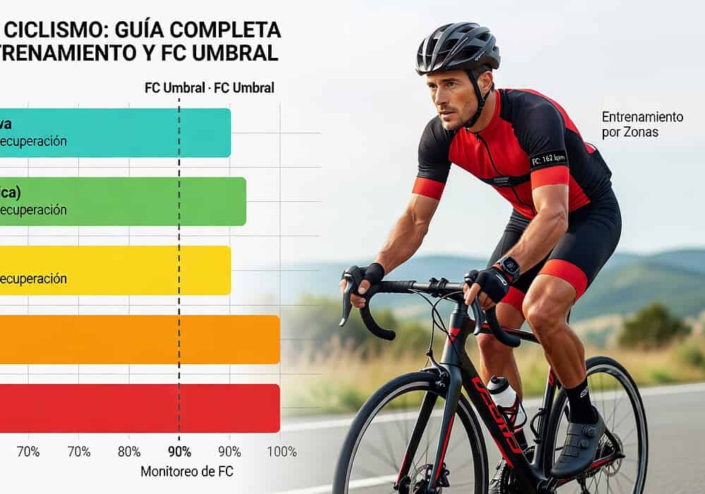 Pulsaciones en ciclismo: guía completa de zonas de entrenamiento y FC umbral