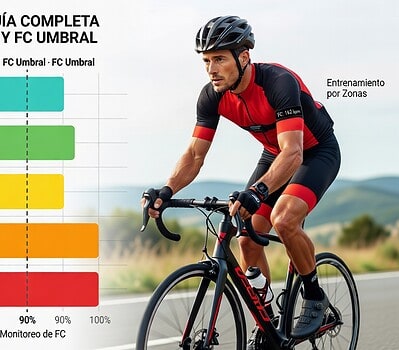 Pulsaciones en ciclismo: guía completa de zonas de entrenamiento y FC umbral