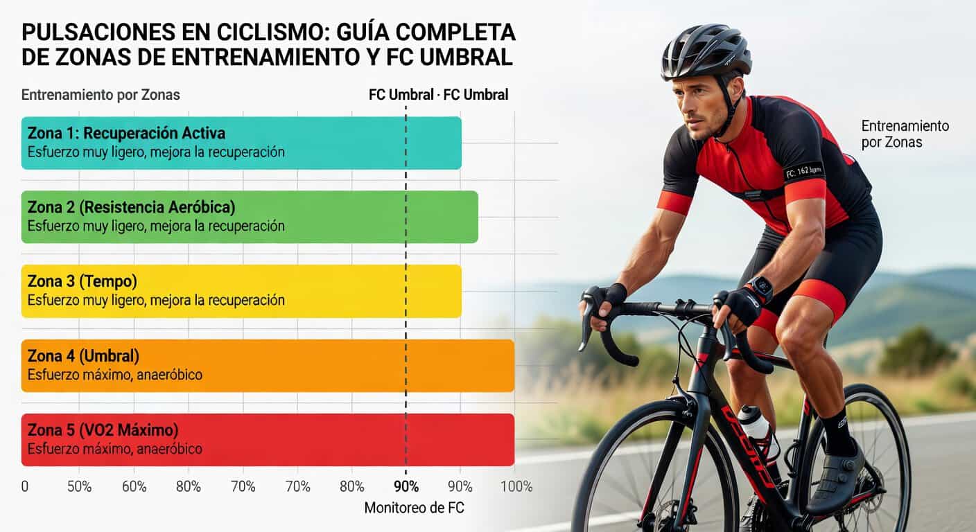 Errores habituales al entrenar con pulsómetro en ciclismo