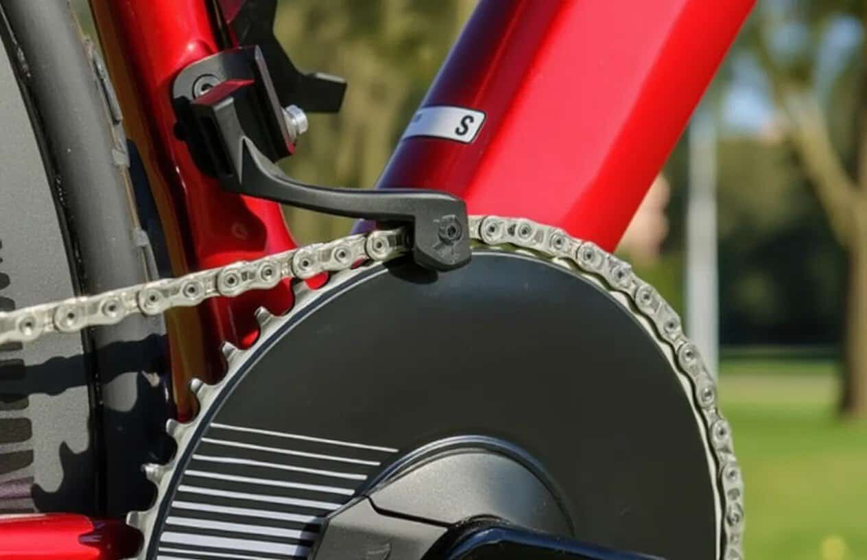 Monoplato en bicicleta de carretera — plato único y casete de amplio rango