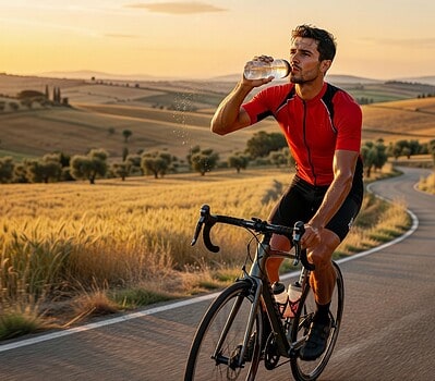 Cuánta agua debes beber en bici