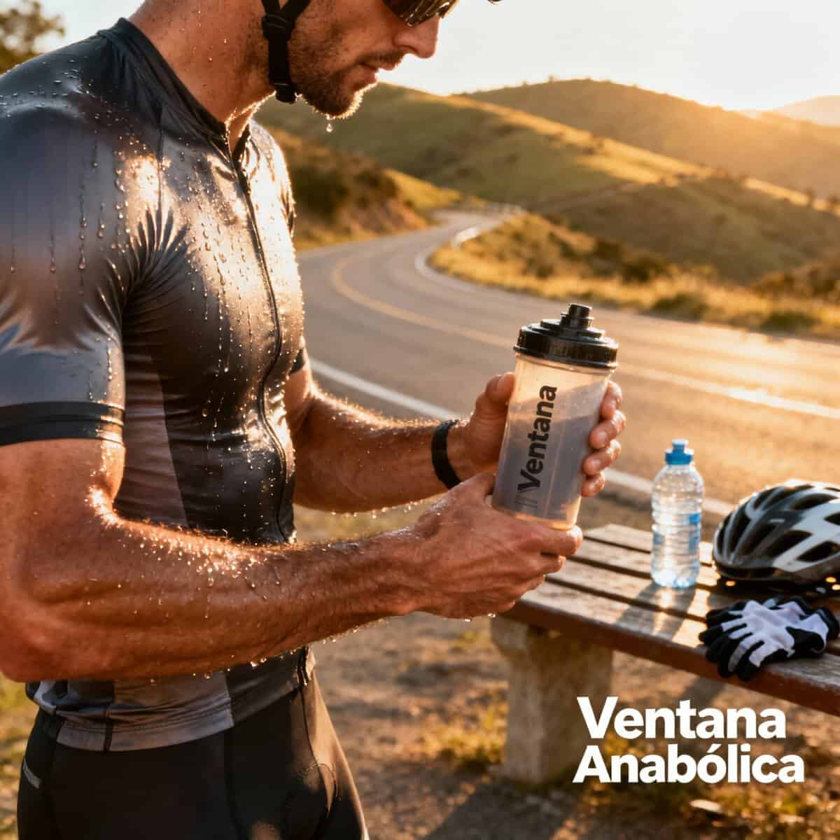 Suplementos de recuperación muscular para ciclistas: proteína whey y creatina post-entreno