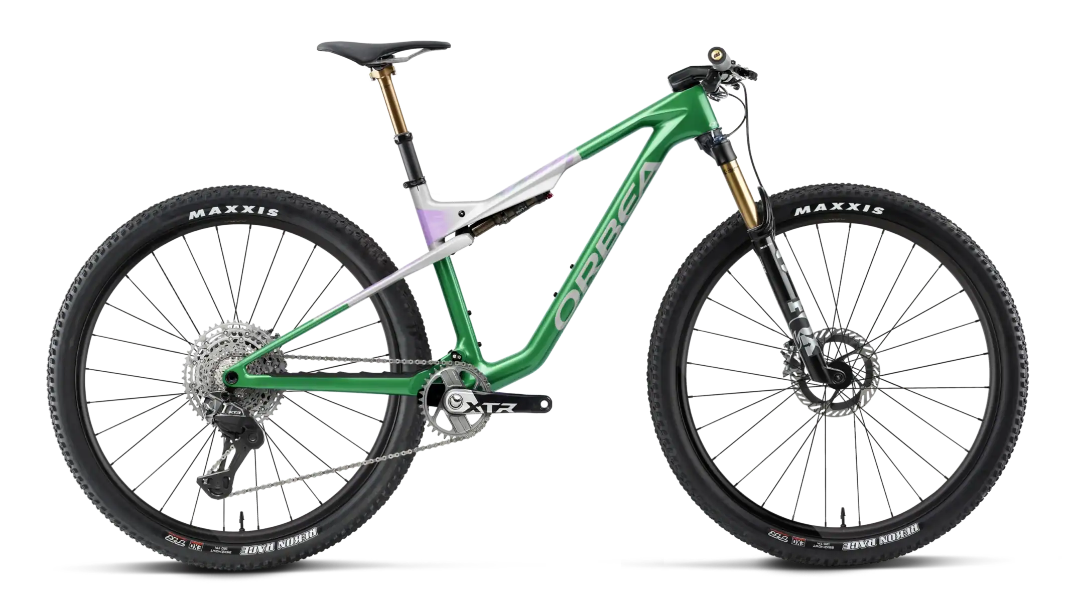 Orbea Oiz M30 2027 en entorno natural — color azul, suspensiones RockShox SID Select