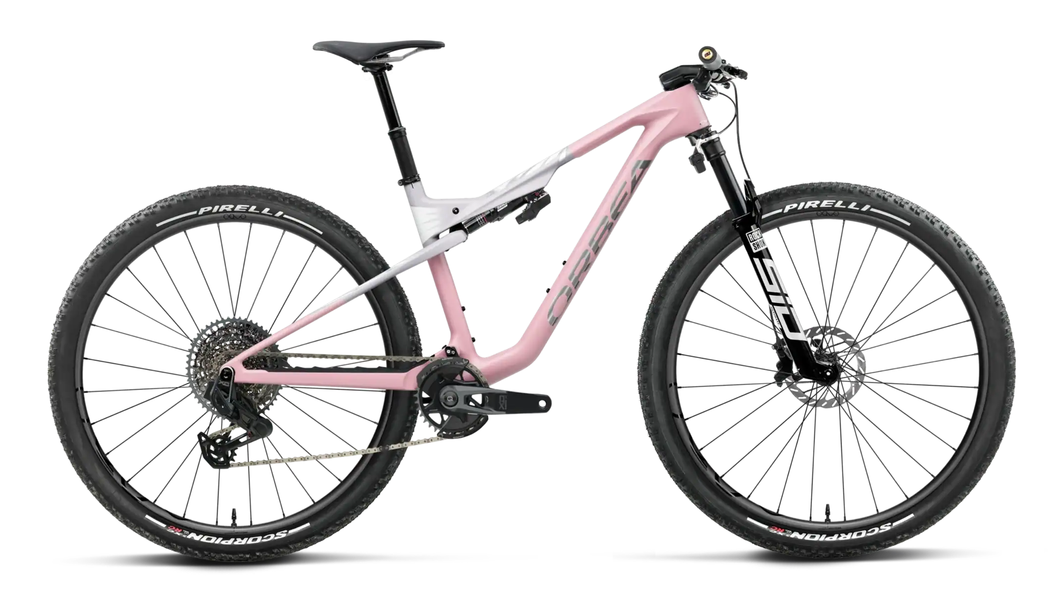Orbea Oiz M20 2027 en singletrack — suspensiones Fox Factory Kashima y transmisión XT mecánica