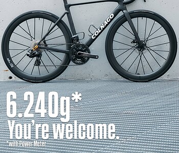 6.240 grams. Power meter included.Let that sink in..This is not a build that happened by acciden