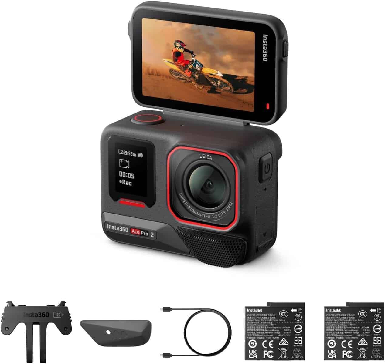 Insta360 Ace Pro 2 — cámara de acción para ciclismo