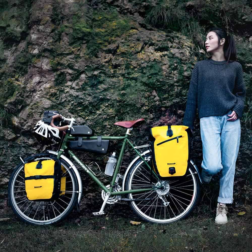 Alforjas de bicicleta traseras para cicloturismo y viajes largos