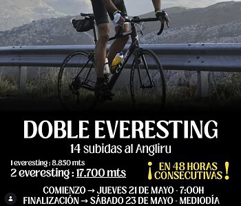 Borja Ortiz: 14 subidas al Angliru