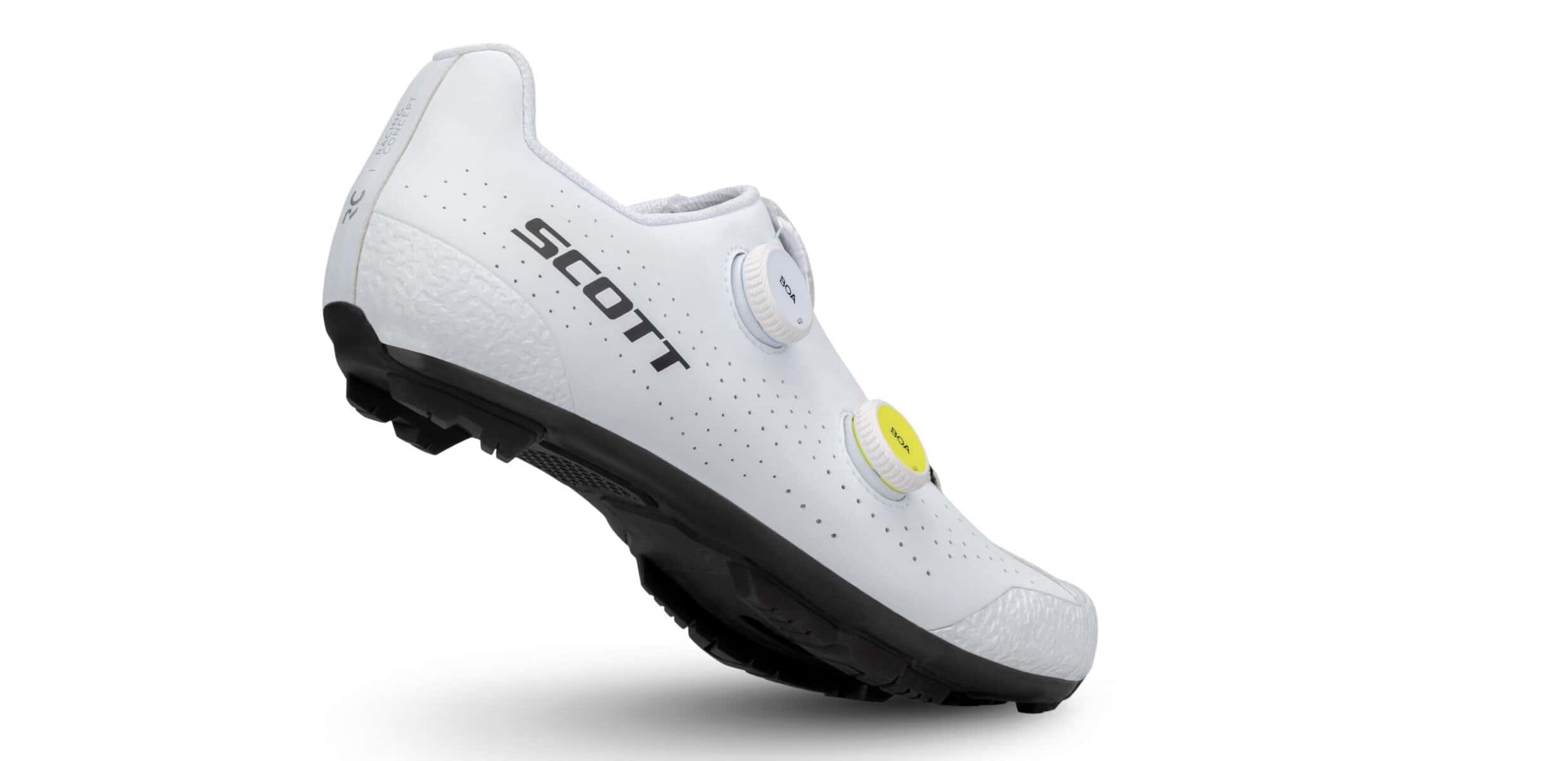 Scott MTB RC Ultimate 2027 — detalle del upper simplificado y sistema BOA Li2