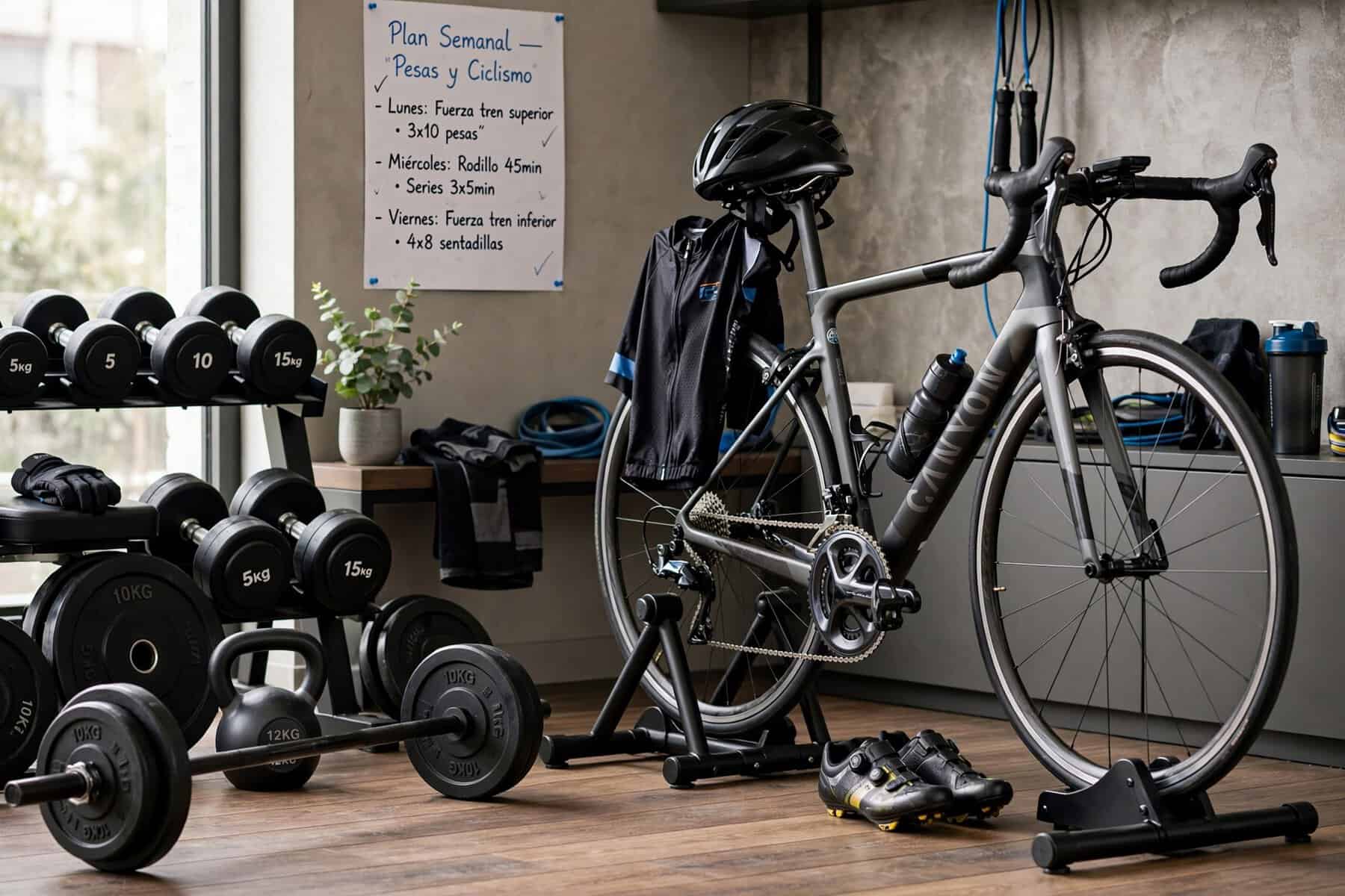 Entrenamiento de fuerza para ciclistas: sentadilla y ejercicios de pierna