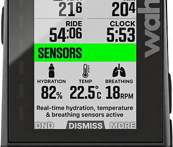 Wahoo Elemnt V3: nuevos sensores de hidratación, temperatura y respiración en tiempo real