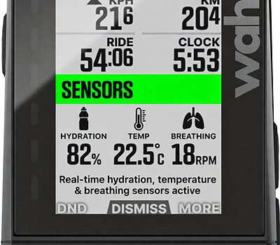 Wahoo Elemnt V3: nuevos sensores de hidratación, temperatura y respiración en tiempo real