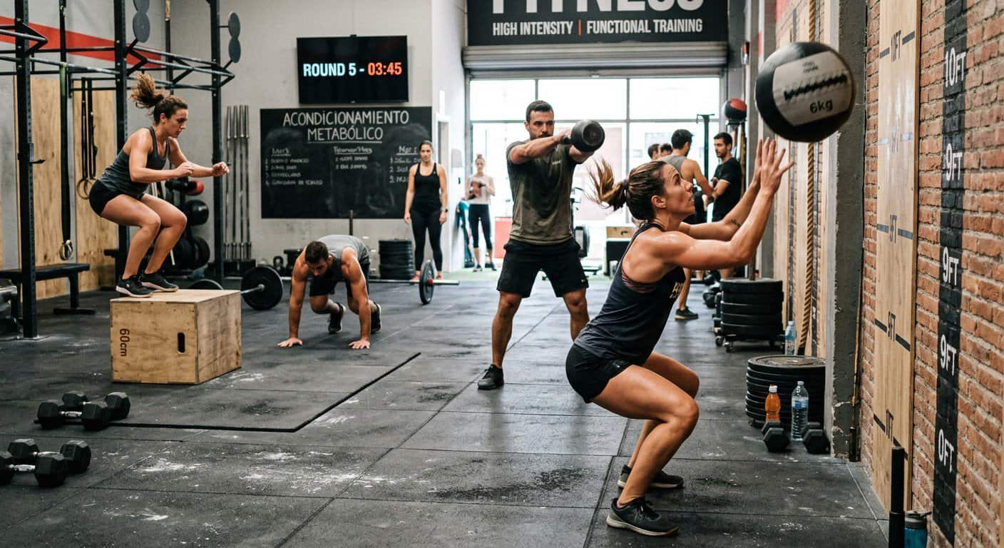 Ejercicios de acondicionamiento metabólico para ciclistas — kettlebell y trabajo funcional