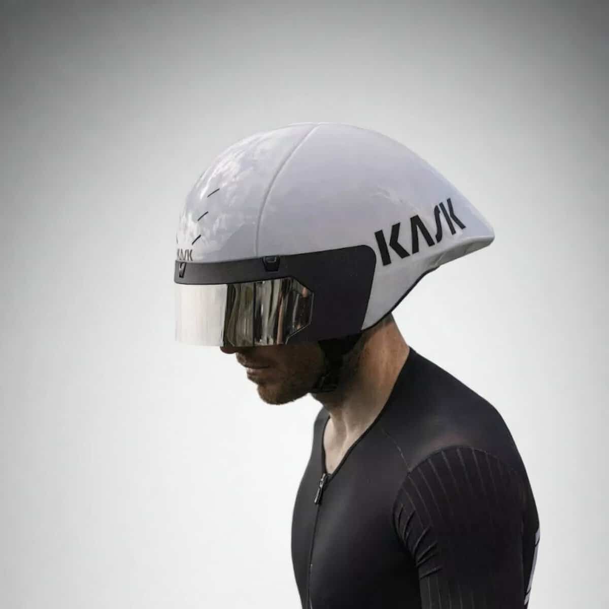 Filippo Ganna con KASK Mistral 3.0 — desarrollo en túnel de viento INEOS Grenadiers