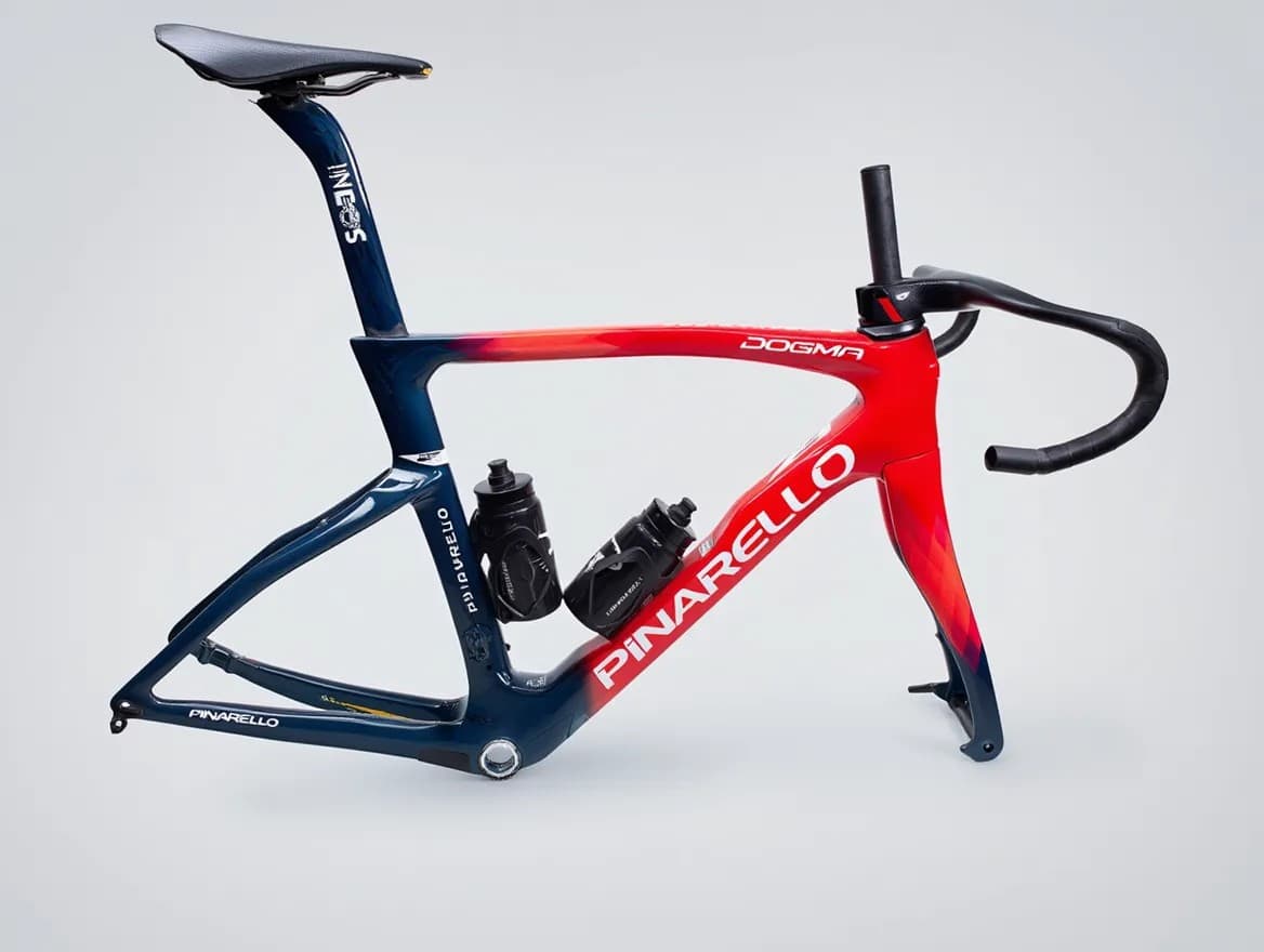 Geometría y medidas del cuadro de una bicicleta