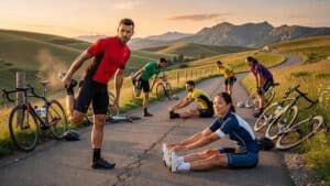 Tipos de estiramientos ciclismo