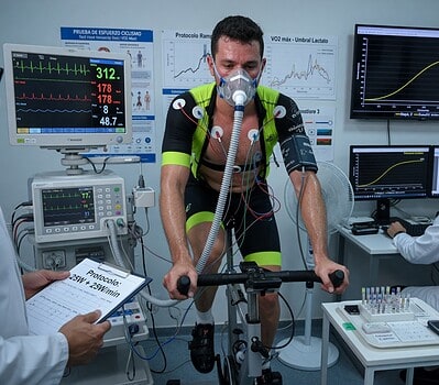 prueba de esfuerzo ciclismo