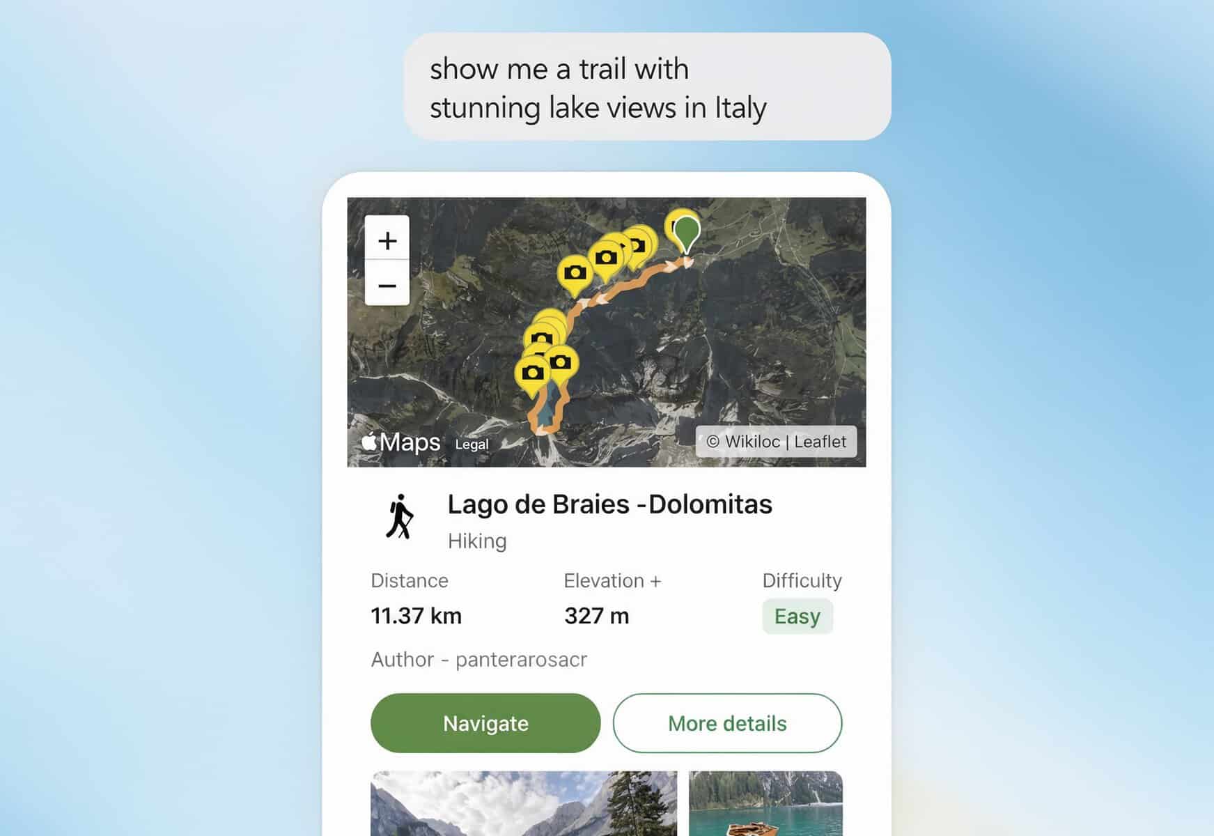 Wikiloc integración con ChatGPT para encontrar rutas de ciclismo personalizadas