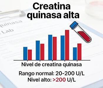 Creatina quinasa alta