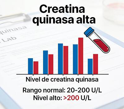 Creatina quinasa alta