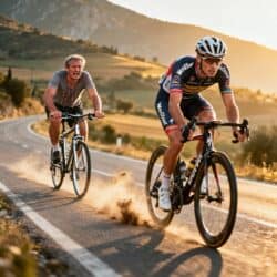 Experimento cuánto tiempo puede sacar un ciclista profesional a un aficionado en carrera