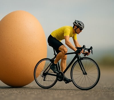 Beneficios del huevo en el ciclismo