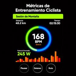Métricas de Entrenamiento Ciclista