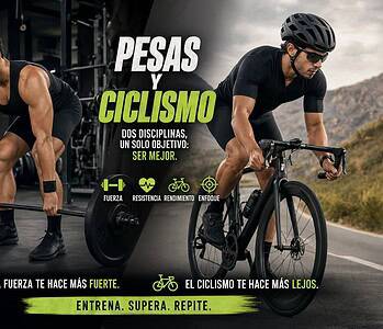pesas y ciclismo