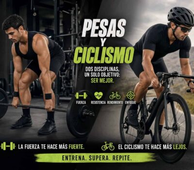 pesas y ciclismo