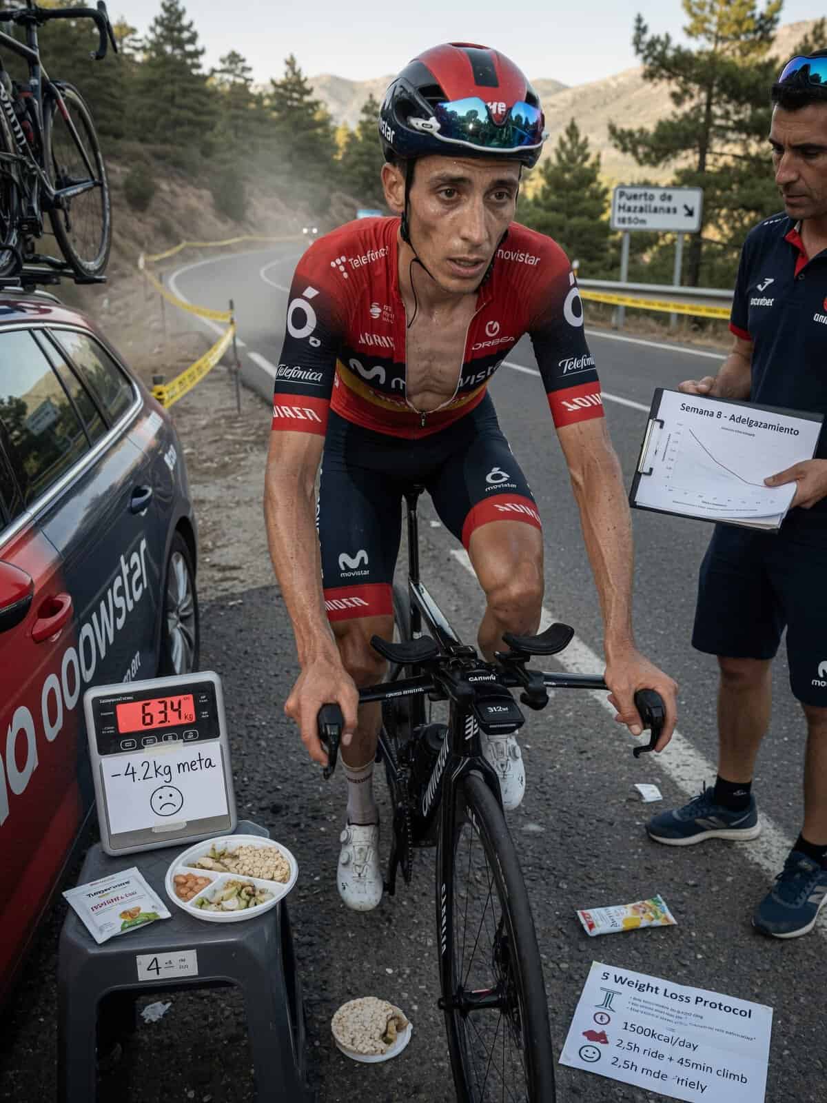 Adelgazar como un ciclista profesional entrenamiento y nutrición