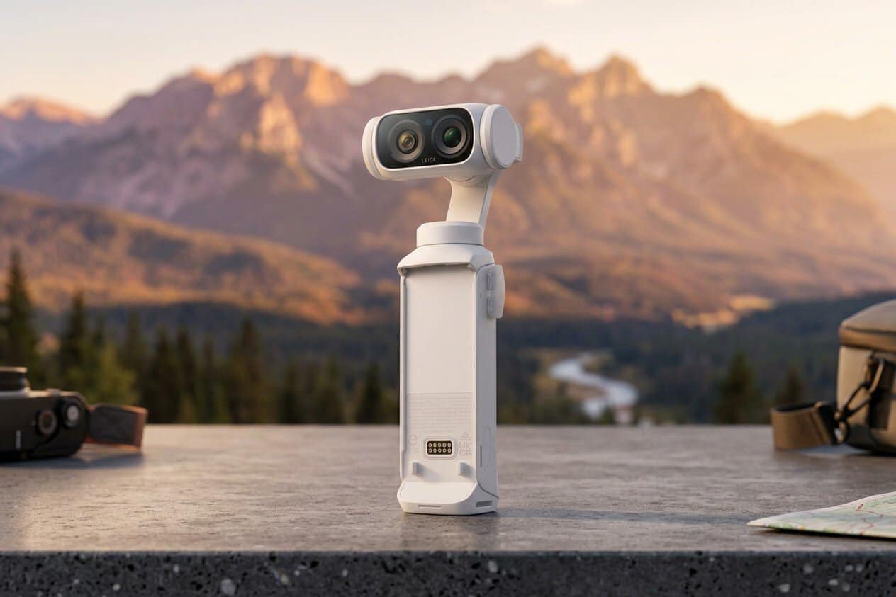 Insta360 Luna Ultra cámara de bolsillo con cardán para ciclistas 2026