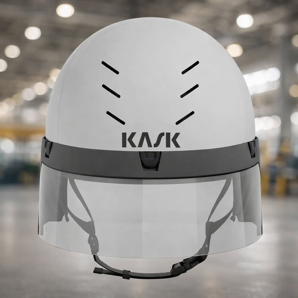 KASK Mistral 3.0 casco contrarreloj 2026 — vista lateral con Aero Pro Visor 3.0