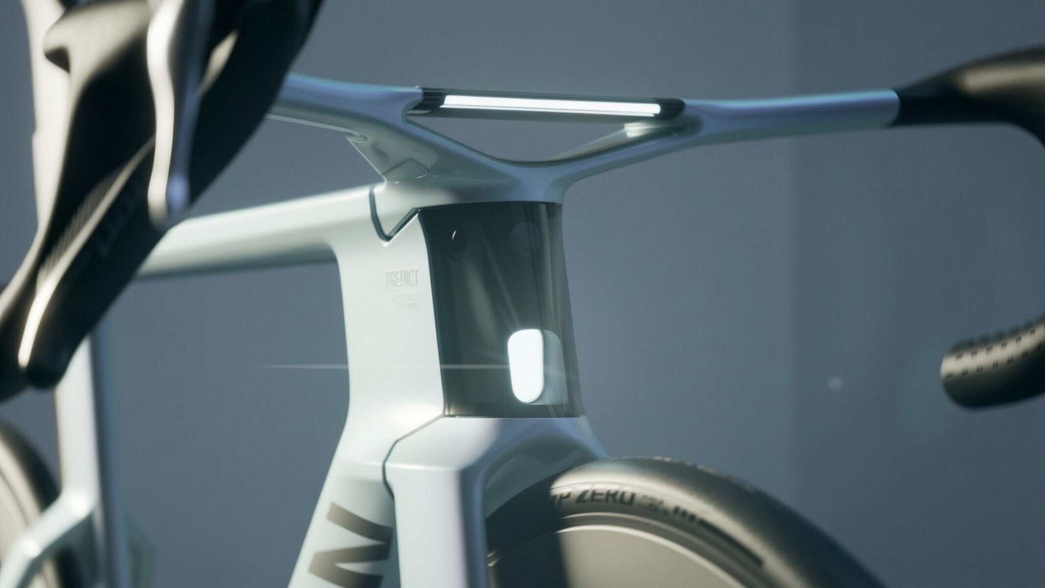 Pantalla del cockpit de la Canyon Predict mostrando alertas de seguridad en tiempo real