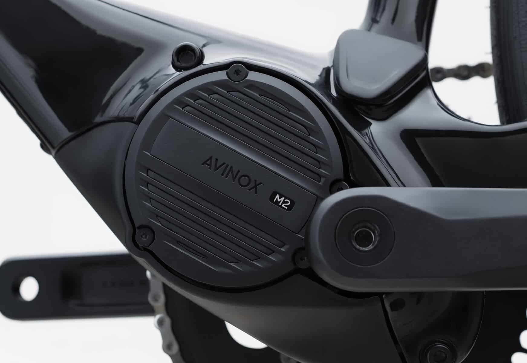 Motor Avinox M2S en la Megamo Upon bicicleta eléctrica de carretera