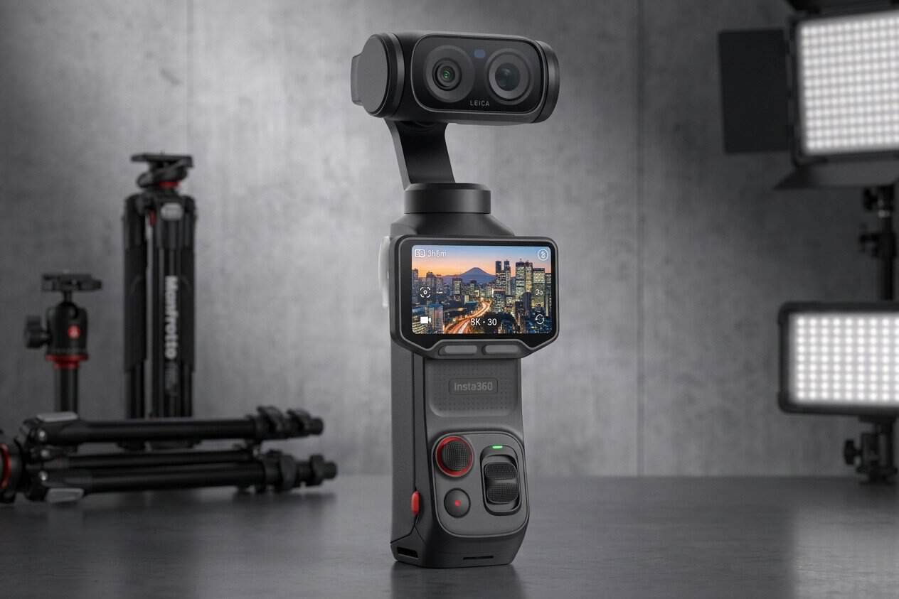 Insta360 Luna Ultra óptica Leica Summicron sensor 1 pulgada
