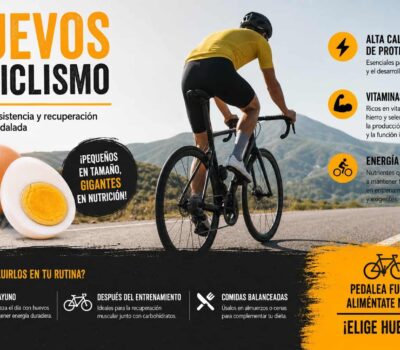 huevos y ciclismo