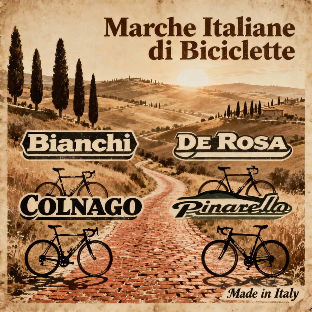Bianchi, Colnago y Pinarello — las grandes marcas italianas de carretera