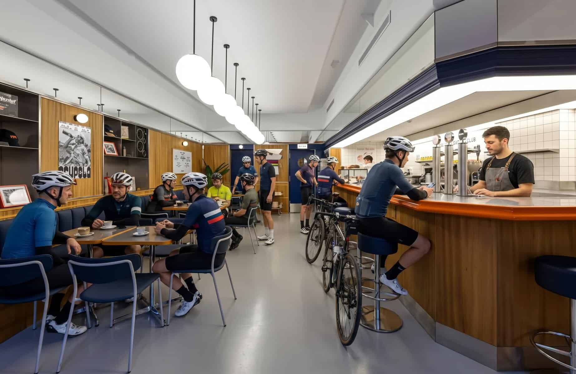 Grupeta Bar Madrid, bar ciclista en Chamberí con decoración retro de ciclismo