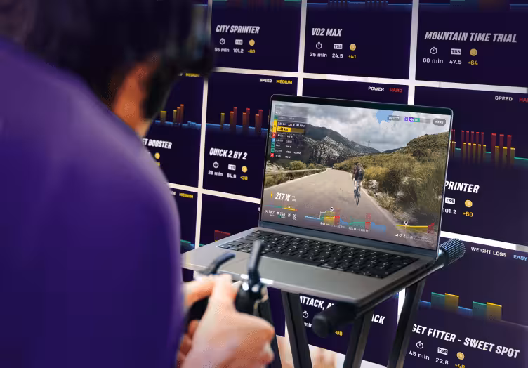ROUVY workouts para llevar al exterior con dispositivos Garmin