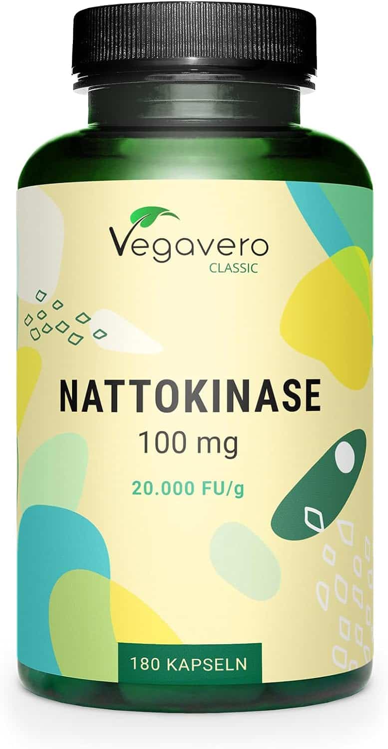Suplemento de nattocinasa, disponible en Amazon