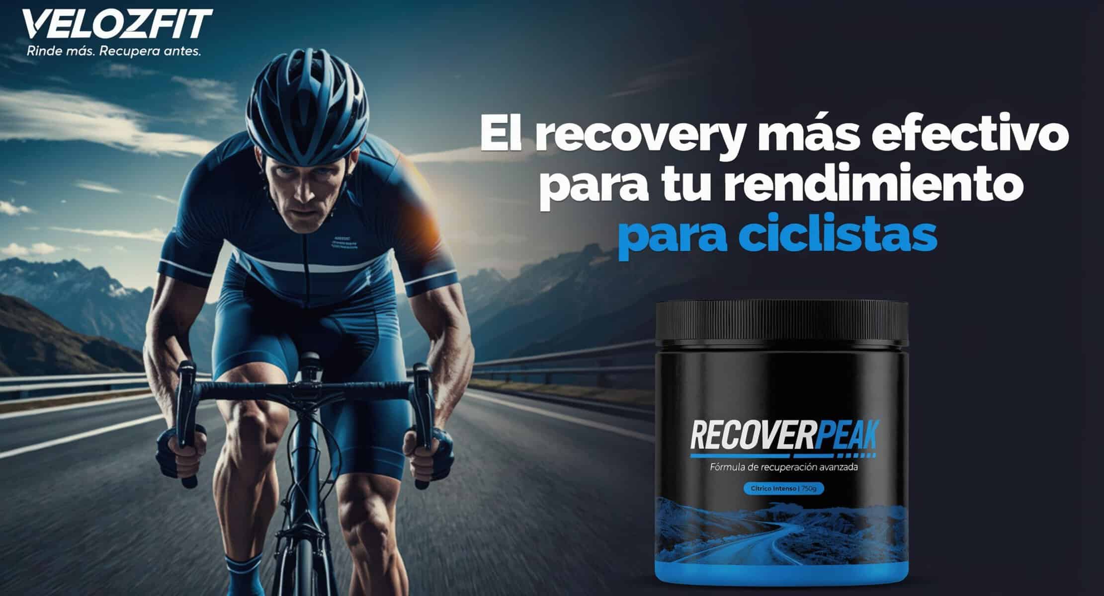 Bebida de recuperación y nutrición post entreno para ciclistas