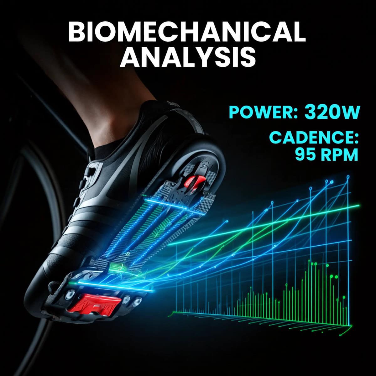 Balance de piernas en el pedaleo, dato biomecánico del potenciómetro