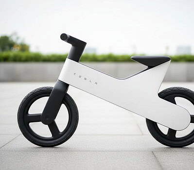 bicicleta infantil de Tesla