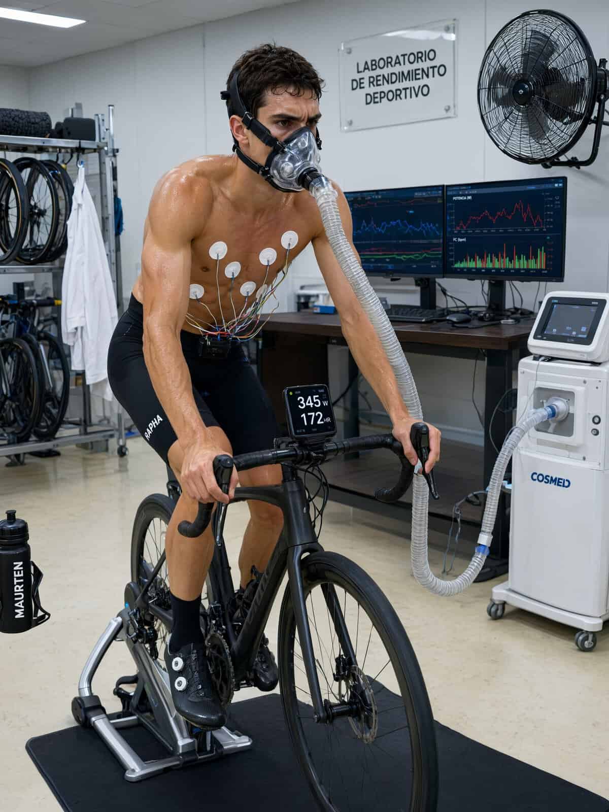 Interpretación de resultados de una prueba de esfuerzo en ciclismo