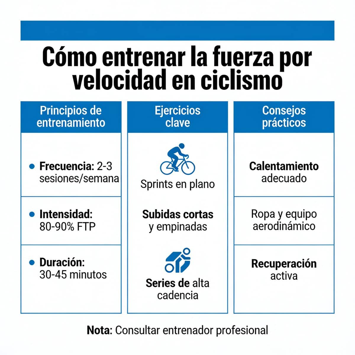 Trabajo de gimnasio para ciclistas