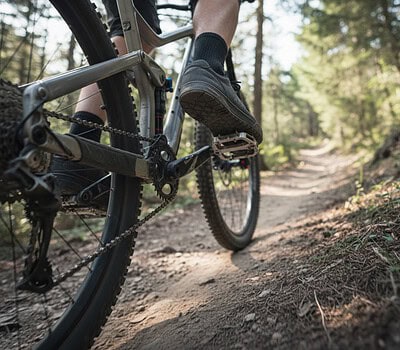 Pies planos y ciclismo