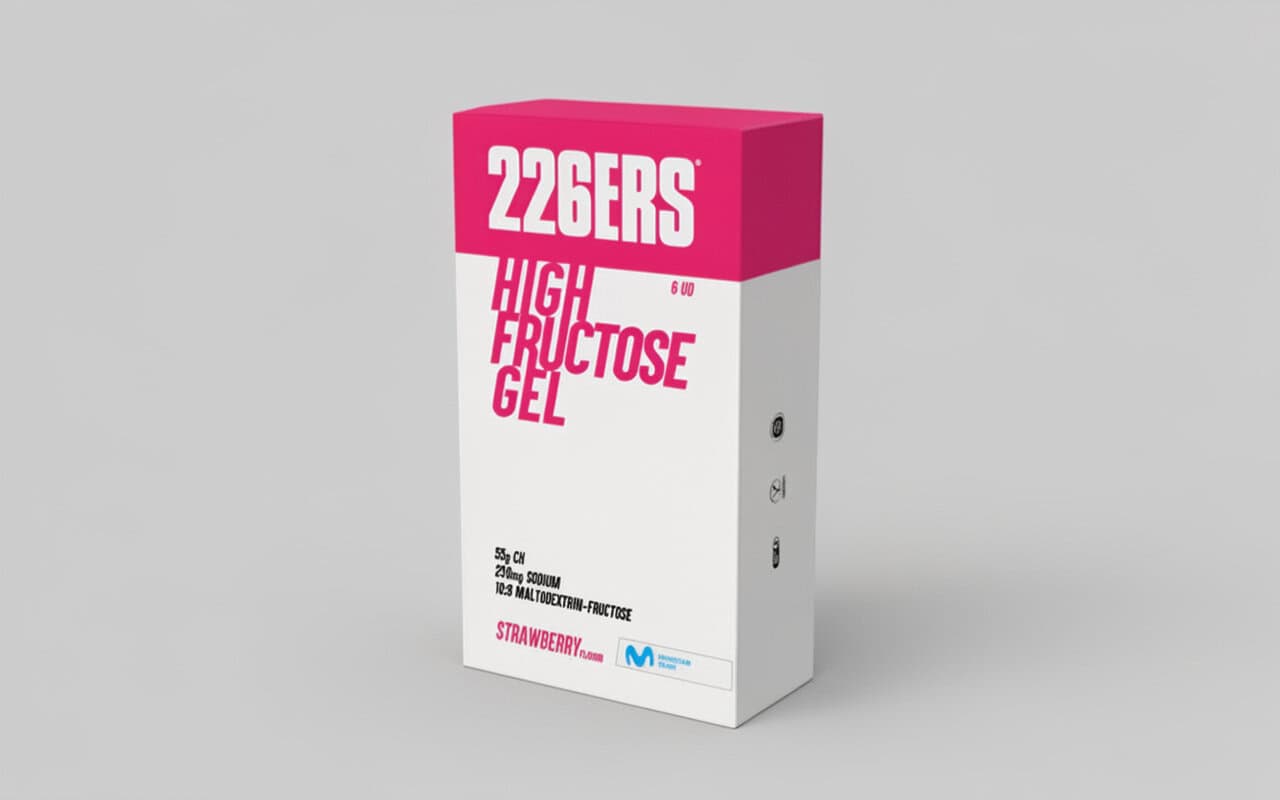 Detalle de los geles High Energy Gel y High Fructose Gel de 226ERS
