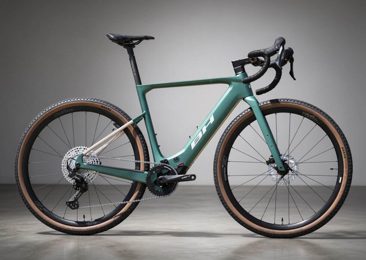 Detalle de integración del motor Bosch SX en el cuadro de carbono