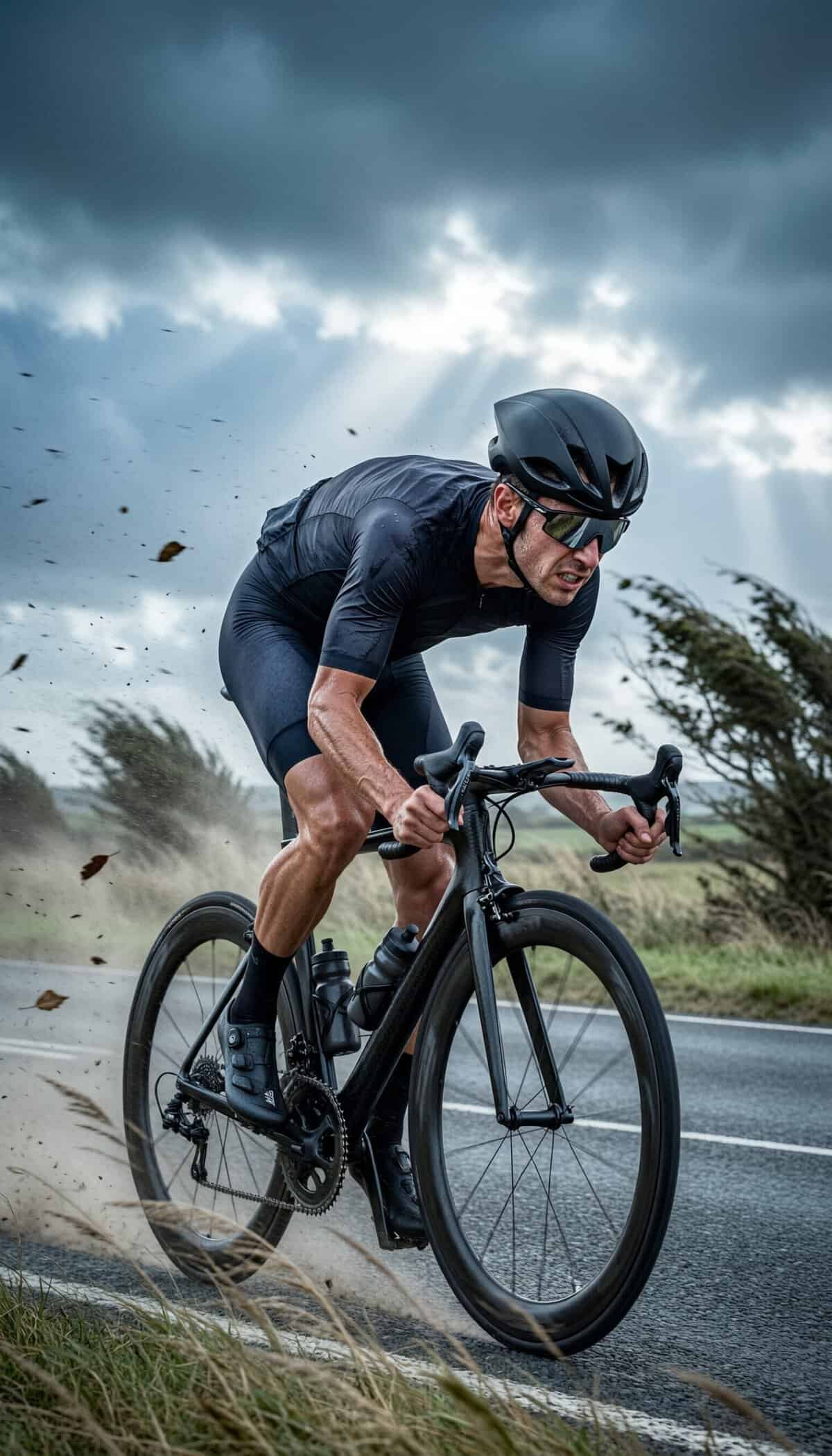 MoguWind análisis post-ruta en Garmin Connect — datos de viento y Wind Balance
